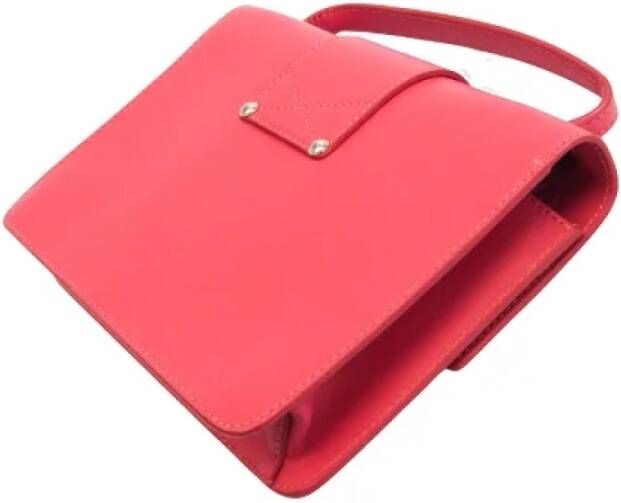 Jimmy Choo Pre-owned Leather handbags Roze Dames