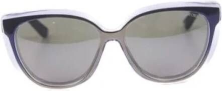 Jimmy Choo Pre-owned Plastic sunglasses Blauw Dames