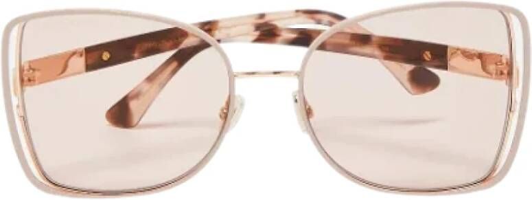 Jimmy Choo Pre-owned Plastic sunglasses Roze Dames
