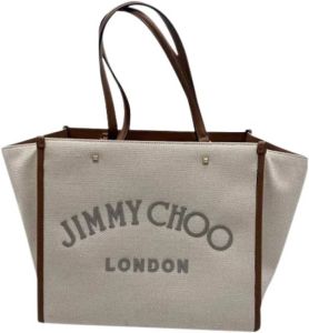 Jimmy Choo Pre-owned Pre-owned Canvas totes Beige Dames