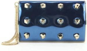 Jimmy Choo Pre-owned Pre-owned Canvas wallets Blauw Dames