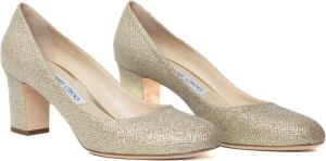 Jimmy Choo Pre-owned Pre-owned Gold Glitter Shoes Geel Dames