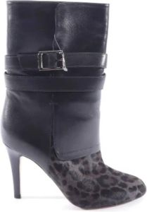 Jimmy Choo Pre-owned Pre-owned Leather boots Zwart Dames