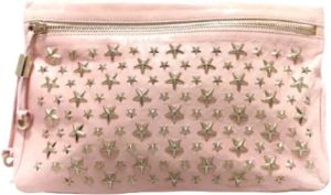 Jimmy Choo Pre-owned Pre-owned Leather clutches Roze Dames