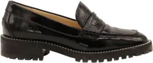 Jimmy Choo Pre-owned Pre-owned Leather flats Zwart Dames