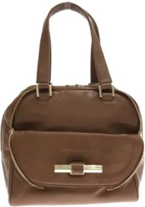 Jimmy Choo Pre-owned Pre-owned Leather handbags Bruin Dames
