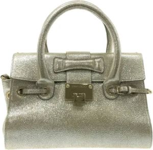 Jimmy Choo Pre-owned Pre-owned Leather handbags Grijs Dames