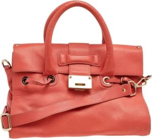 Jimmy Choo Pre-owned Pre-owned Leather handbags Rood Dames