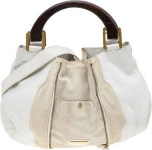 Jimmy Choo Pre-owned Pre-owned Leather handbags Wit Dames