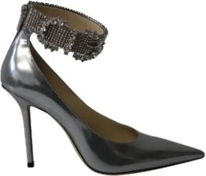 Jimmy Choo Pre-owned Pre-owned Leather heels Grijs Dames