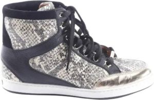 Jimmy Choo Pre-owned Pre-owned Leather sneakers Wit Dames