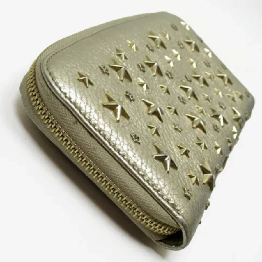 Jimmy Choo Pre-owned Pre-owned Leather wallets Geel Dames