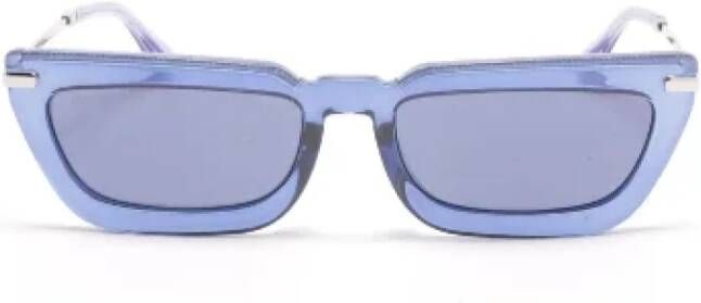 Jimmy Choo Pre-owned Plastic sunglasses Blauw Dames