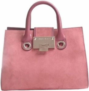 Jimmy Choo Pre-owned Pre-owned Suede handbags Roze Dames