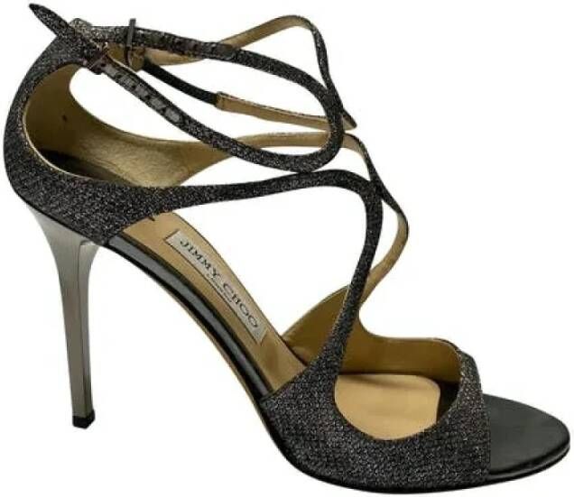 Jimmy Choo Pre-owned Sandalen Grijs Dames