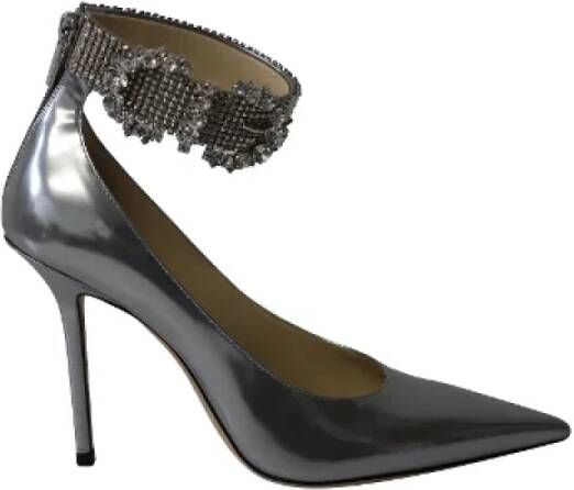 Jimmy Choo Pre-owned Sandalen Grijs Dames