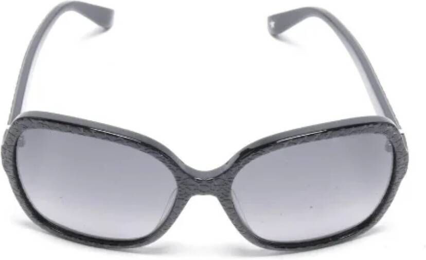 Jimmy Choo Pre-owned Voldoende plastic zonnebril Zwart Dames