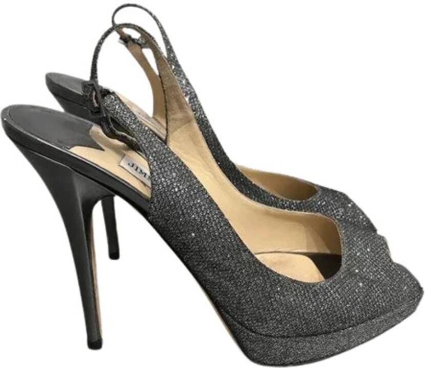 Jimmy Choo Pre-owned Vooraf eigenaarzaalzandstoffen Grijs Dames