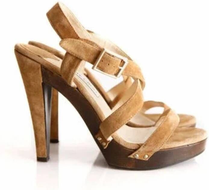 Jimmy Choo Pre-owned Vooraf eigendom Bruin Dames