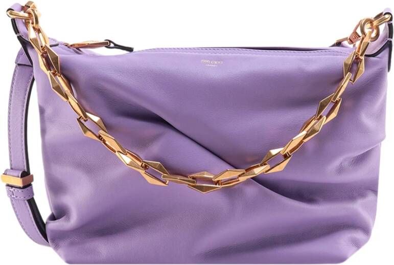 Jimmy Choo Shoulder Bags Purple Dames