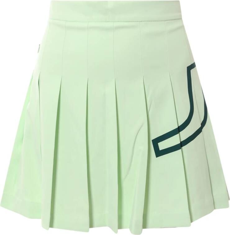 J.LINDEBERG Groene Rok met Knoop- en Ritssluiting Groen Dames