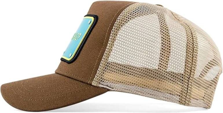 John Hatter Ademende Mesh Baseballpet Beige Dames