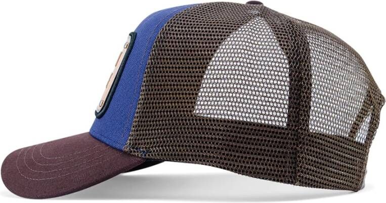 John Hatter Ademende Mesh Baseballpet Bruin Unisex