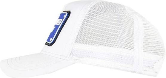 John Hatter Ademende Mesh Baseballpet Wit Unisex