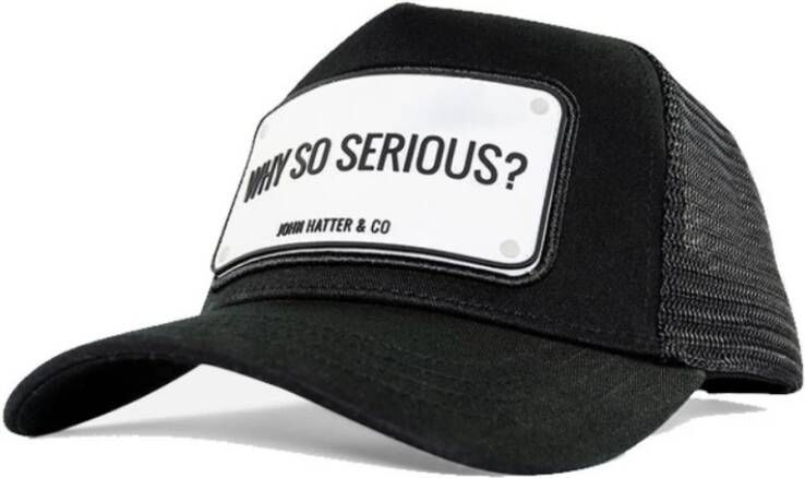 John Hatter & Co Why So Serious Trucker Cap Black