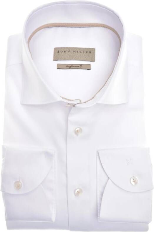 John Miller Formele shirts White Heren