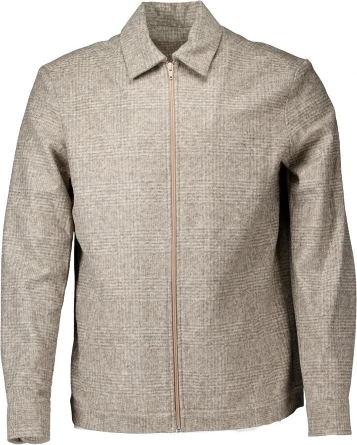 John Miller Lichtbruine Vest Stijl Beige Heren