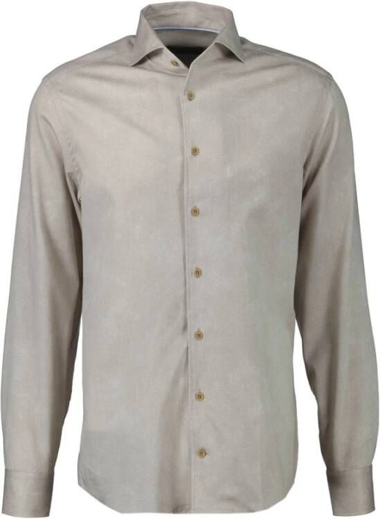 John Miller tailored fit shirt Beige Heren