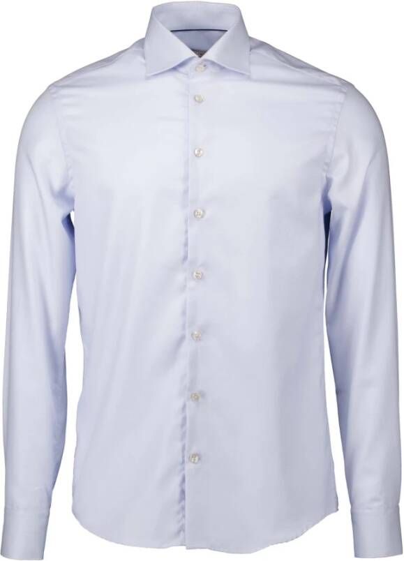 John Miller Overhemden Blauw 5140790-130 Blauw Heren