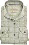 John Miller business overhemd Tailored Fit slim fit groen geruit katoen - Thumbnail 1