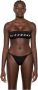 John Richmond Bandeau Bikini Set met Contrastlogo Zwart Dames - Thumbnail 1