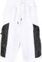 John Richmond Bermuda Shorts met contrasterend logo White Heren - Thumbnail 3