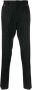 John Richmond Zwarte Pinstripe Broek met Metallic Textuur Black Heren - Thumbnail 1