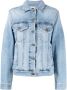 John Richmond Denimjack met logo op de achterkant Blauw Dames - Thumbnail 1