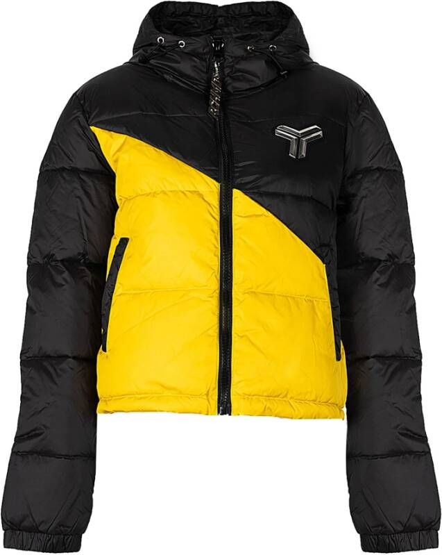 John Richmond Gewatteerd Sportjack met Verstelbare Capuchon Black Dames