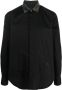 John Richmond Formeel Shirt met Geborduurd Logo Zwart Heren - Thumbnail 1