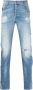 John Richmond Heren Slim-Fit Vintage Denim Jeans Blauw Heren - Thumbnail 1