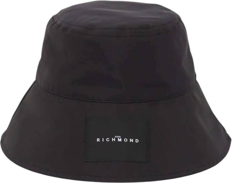 John Richmond Klassieke Ronde Bucket Hat Black