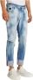 John Richmond Denim Straight Jeans met Opgeslagen Zoom Blue Heren - Thumbnail 3
