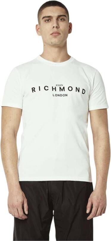 John Richmond Iconisch t-shirt met logo Wit Heren