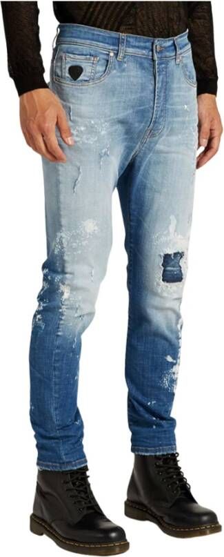 John Richmond Jeans regelmatig naar Vita Alta Blauw Heren