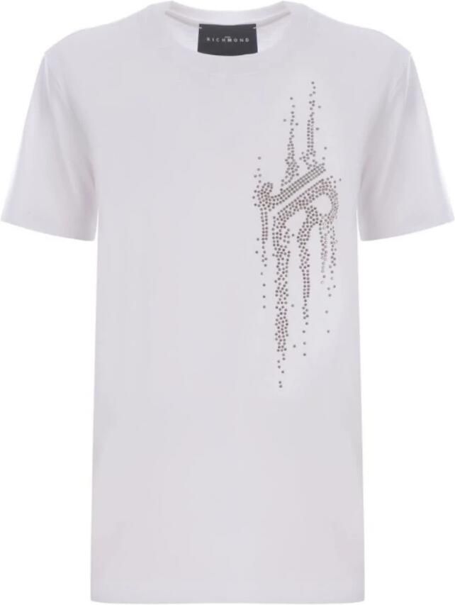 John Richmond Dames T-shirt Korte Mouw White Dames
