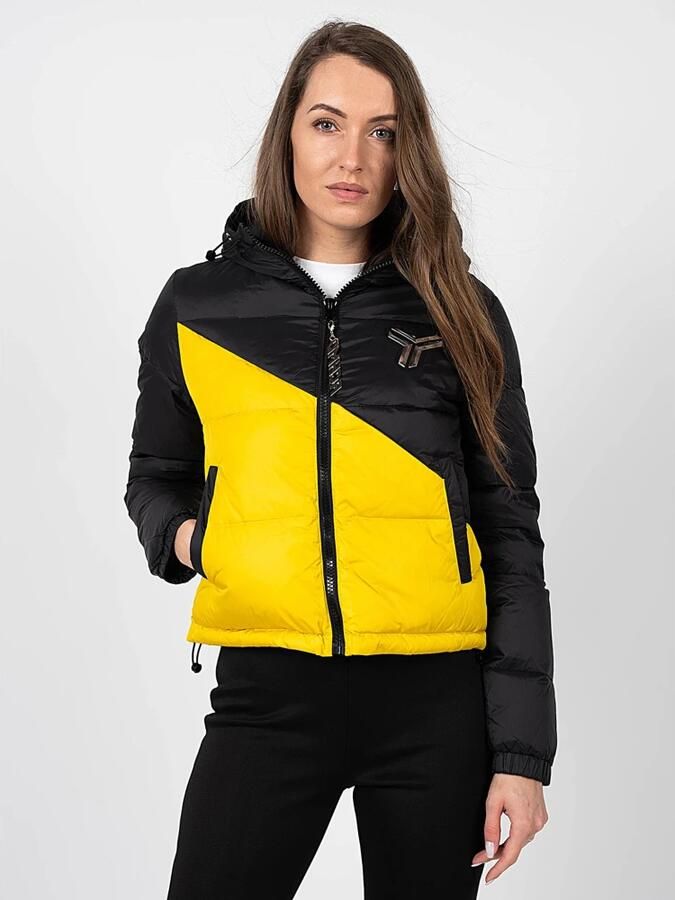 John Richmond Gewatteerd Sportjack met Verstelbare Capuchon Black Dames - Foto 2