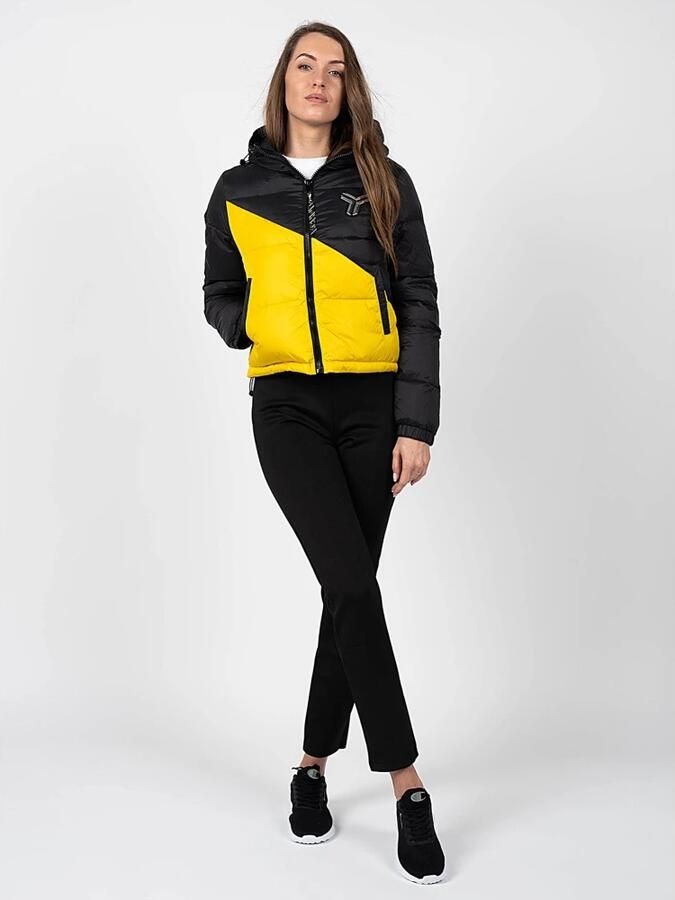 John Richmond Gewatteerd Sportjack met Verstelbare Capuchon Black Dames - Foto 4