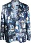 John Richmond Klassieke Denim Jas met Iconisch Catwalk Patroon Meerkleurig Heren - Thumbnail 1