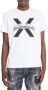John Richmond Logo Print T-Shirt White Heren - Thumbnail 1
